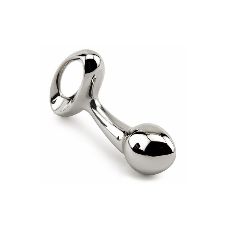 Metal Butt Plug Luxury Pure Silver