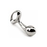 Metal Butt Plug Luxury Pure Silver