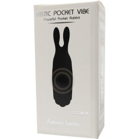 Vibrating Bullet Lastic Pocket Black Silicone 85 x 23 cm