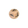 Dice Postures Wood