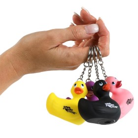 I Rub My Duckie Keychain Without Vibration Black