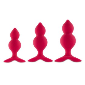 Bibi Twin Set of 3 Butt Plug Pink