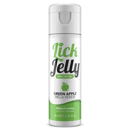 Lick Jelly Edible Lubricant Water Base Green Apple 30 ml