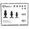 Bibi Twin Set of 3 Butt Plug Black