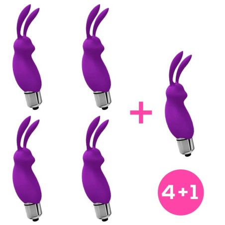 Pack 41 Hopye Rabbit Vibrating Bullet Silicone Purple