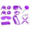 Bondage Set 10 Pieces Purple