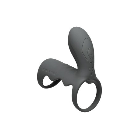 Vibrating Cock Cage with Wireless Remote Grey