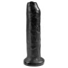 King Cock Realistic Dildo with Movable Foreskin Black 7