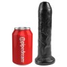 King Cock Realistic Dildo with Movable Foreskin Black 7