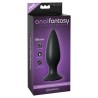 Large Rechargeable Butt Plug Black