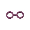 Japanese Handcuffs for Bondage PremiumSilicone Size S Purple