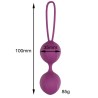 Garbo Double Kegel Ball Silicone Purple