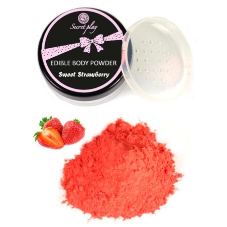 Edible Body Powder Strawberry Flavor