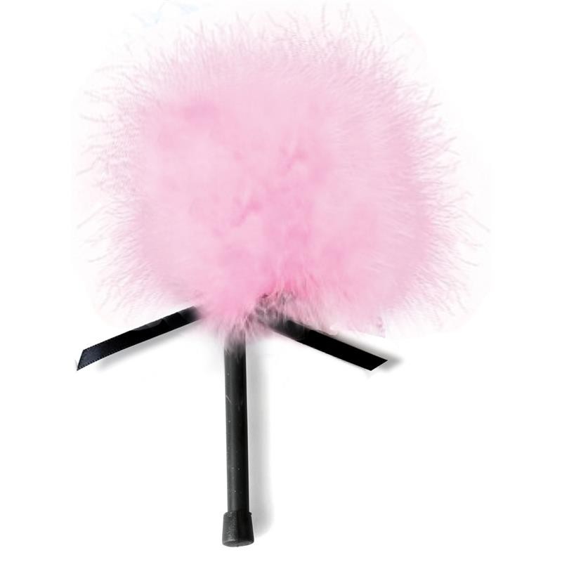 Feather Teackler with Marabou Pink