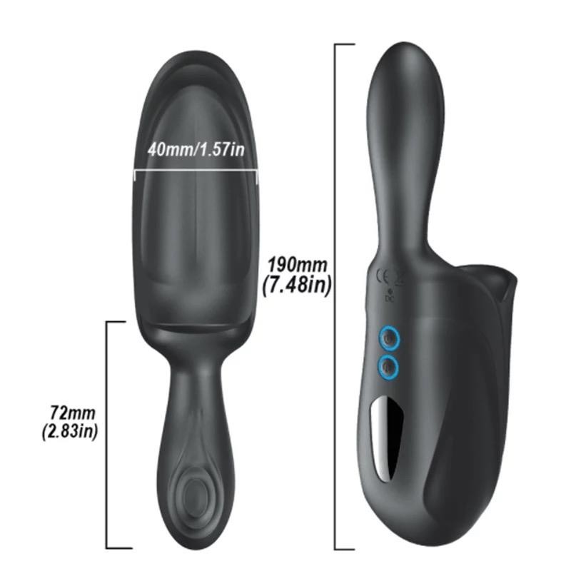 Strem Masturbator Double Motor Double Stimulator USB Silicone