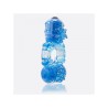 The Big O 2 Double Vibrating Pleasure Ring Blue