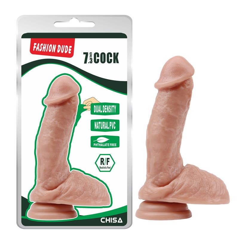 Dildo Dual Density Fashion Dude 73 Flesh