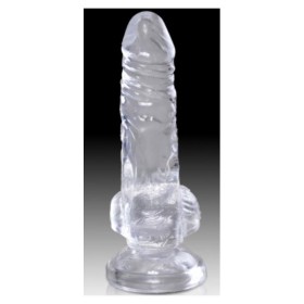 Dildo with Balls Clear 4 Clear