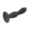 Strap On with Dildo Rumpy Silicone Black