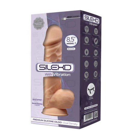 Dildo SilexPan 10 Vibration Functions Model 4 85 Flesh