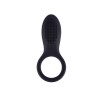 Quest Vibrating Ring Silicone USB Black