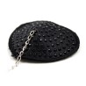 Nipple Covers with Metal Chain Black