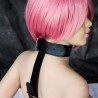 Collar with Restraints Adjustable Black