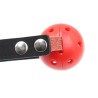 Ball Gag Breathable Black Red