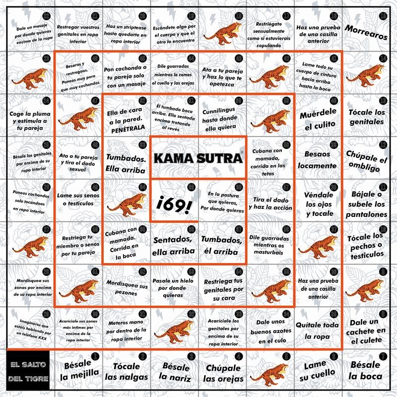 Erotic Board Game The Jump of the Tiger