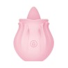 Tongue Licking Vibrator Pinkrose USB Charge Dock Silicone