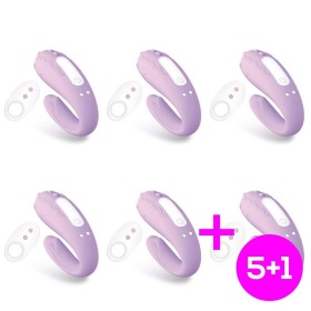 Pack 51 Brightmauve Couples Vibrator Two Motors