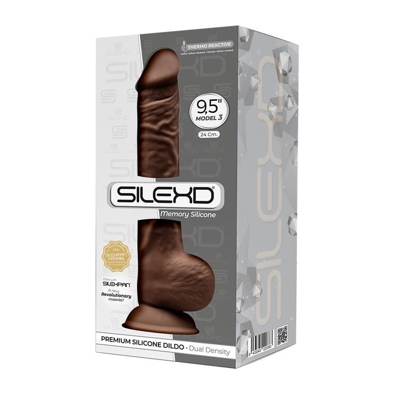 Dildo Dual Density Mod 3 95 Brown