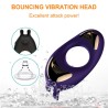 Rhino Vibrating Ring Impedance Function 2 Piston Motors USB Violet