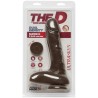 Dual Density Dildo Super D 9 Ultraskyn Chocolate