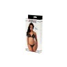 Rimba Amorable Open Bikini and Thong Black One Size