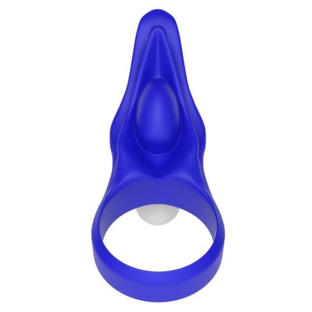 Vibrating Cockring Power Clit Blue