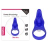 Vibrating Cockring Power Clit Blue