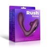 Rush Nova Vibrator and Clitoral Stimulator 2 Independent Motors USB Silicone