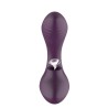 Rush Nova Vibrator and Clitoral Stimulator 2 Independent Motors USB Silicone