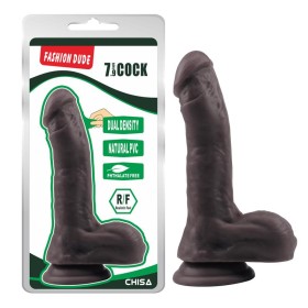 Dildo Dual Density Fashion Dude 205 x 45 cm Brown