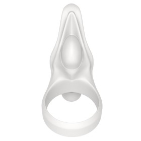 Vibrating Cockring Power Clit White