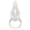 Vibrating Cockring Power Clit White