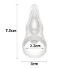 Vibrating Cockring Power Clit White