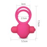 Double Vibrating Cockring Power Clit Duo Pink