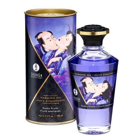 Shunga Warming Massage Oil Exotic Fruit Aroma