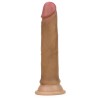 Dildo Nature 7 Liquid Silicone Brown