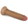 Dildo Nature 7 Liquid Silicone Brown