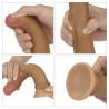 Dildo Nature 7 Liquid Silicone Brown