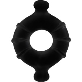 Shots Toys Gummy Ring Large Black