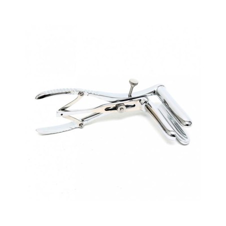 Anal Speculum with 3 Spoons Chrome Silver